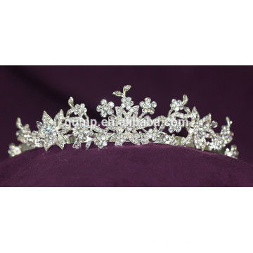 Nuevo llega la tiara nupcial brillante de la boda de Headwear de las mujeres